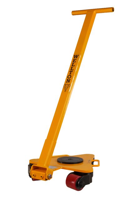 Rotating Mover Transport Trolley, 4 Ton with rotating 5 PU wheels, rotating Anti-Slip Pad, and Metal Pull Arm